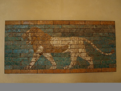 Babylonian Lion in Brick  Babylonian Lion in Brick